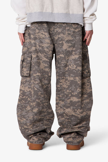 Ultra Baggy Mega Cargo Pants - Digi Camo