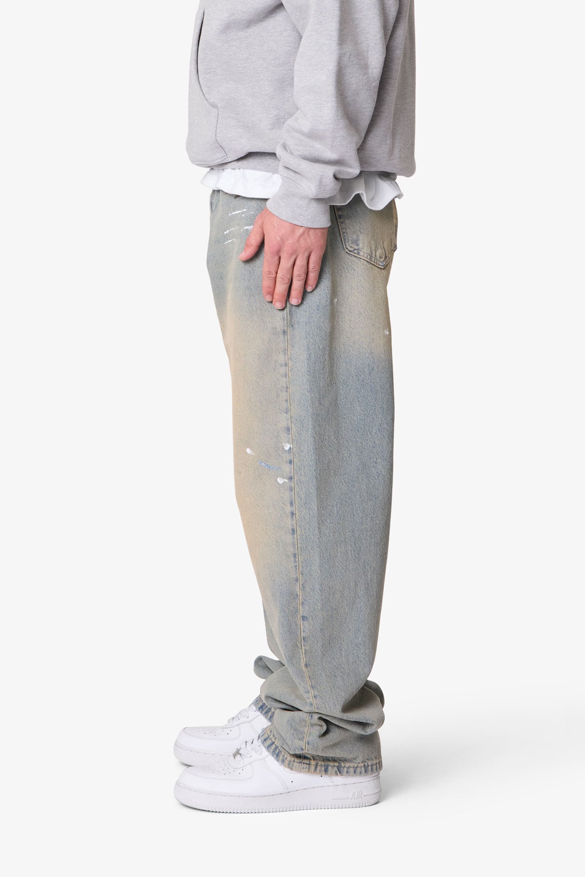 Ultra Baggy Painter Denim - Light Sand Washed Blue