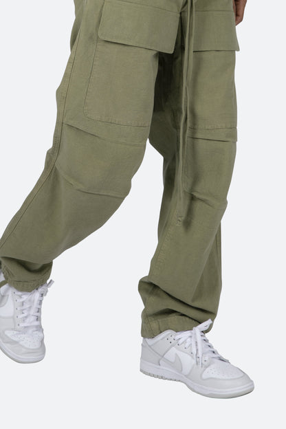 Utility Cargo Pants - Olive