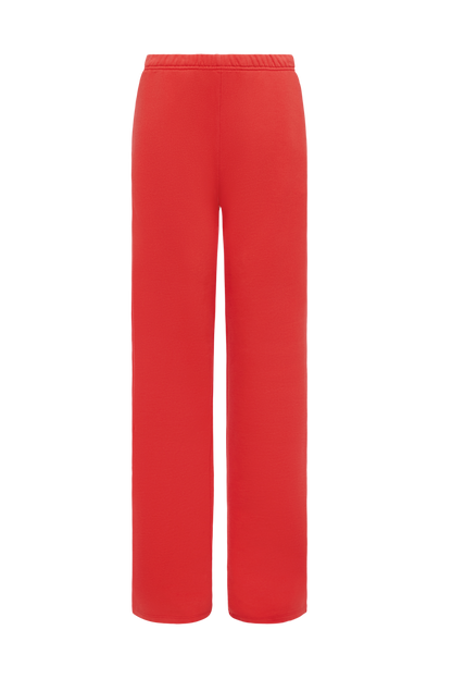 Core Fleece Wide Leg Sweatpant | Chili