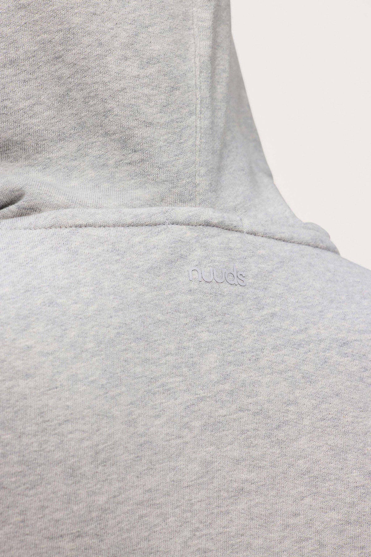 Core Fleece Two Way Zip Hoodie | Heather Grey