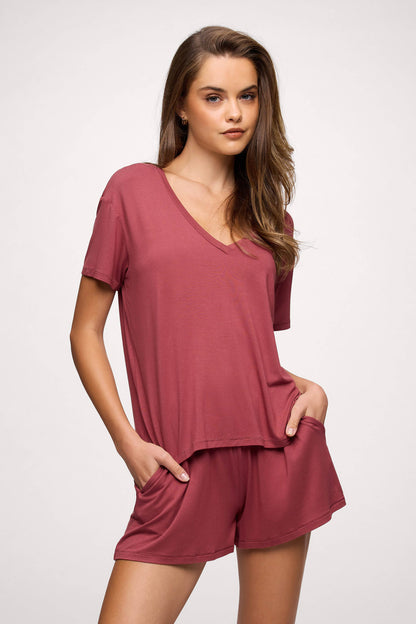 V-Neck Pajama Tee
