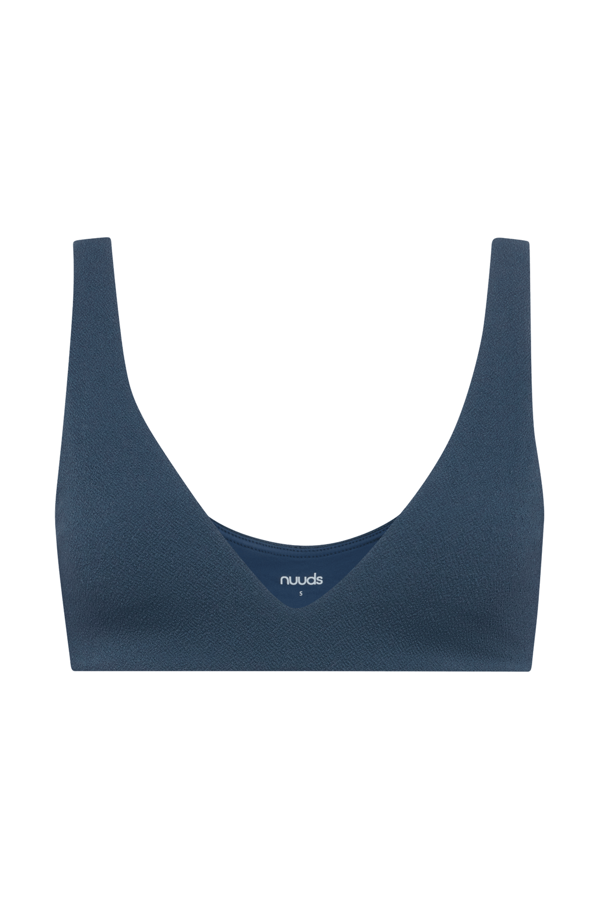 Plunge Bikini Top | Crispy Navy