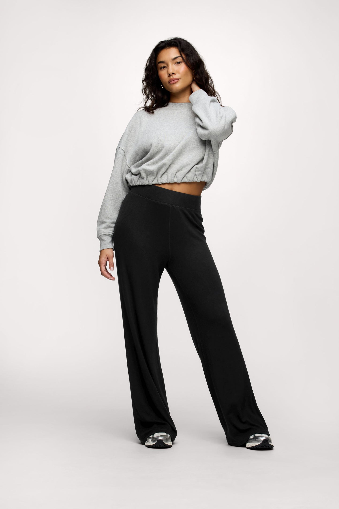 Slinky Rib Streamline Pant