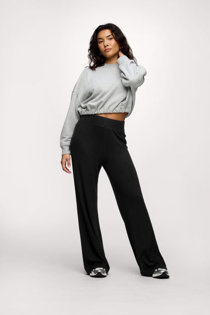 Slinky Rib Streamline Pant