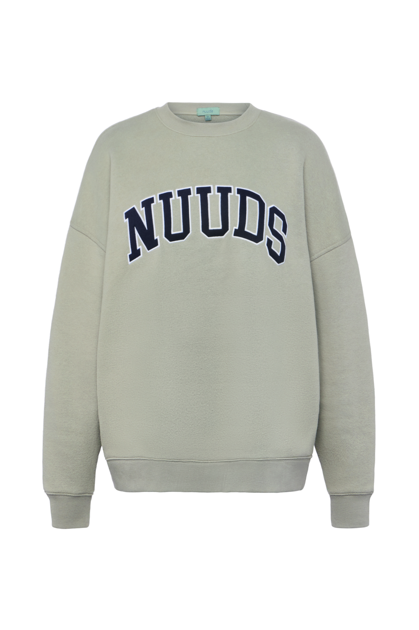 nuuds Varsity Oversized Crew | Pistachio