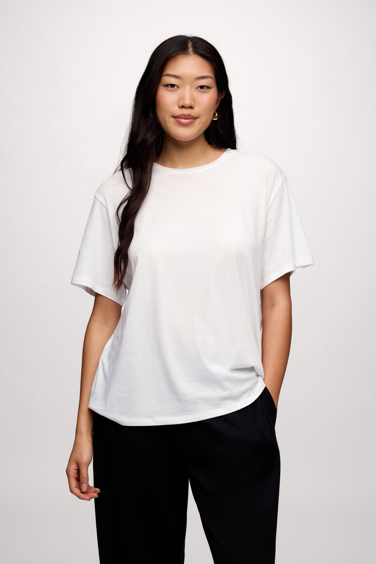 Loose Tee | White