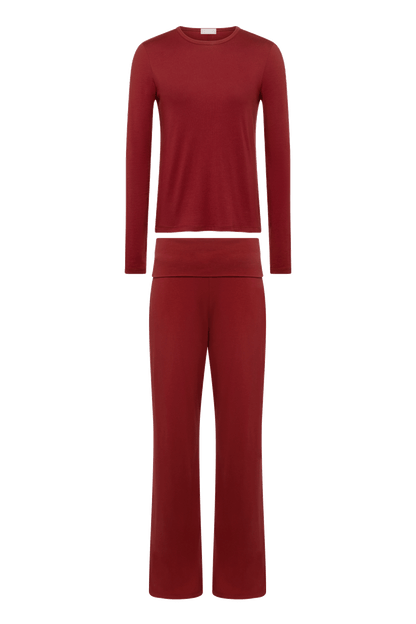 Slinky Jersey Lounge Set | Scarlet