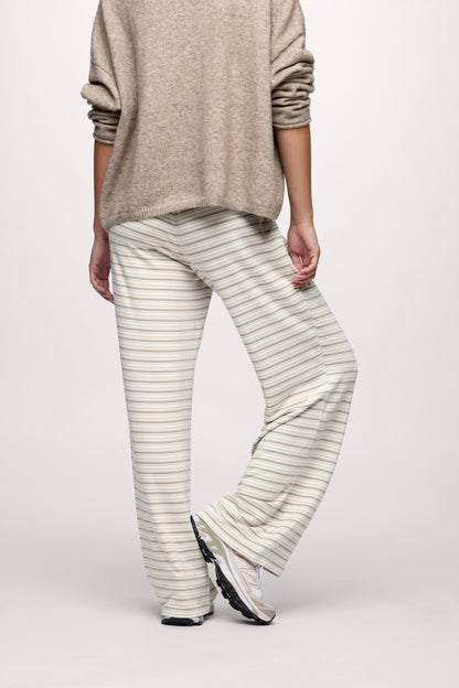 Boyfriend Stripe Pant | Cocoa Sky Stripe