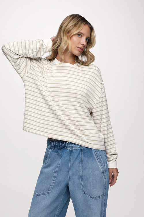 Boyfriend Stripe Tee