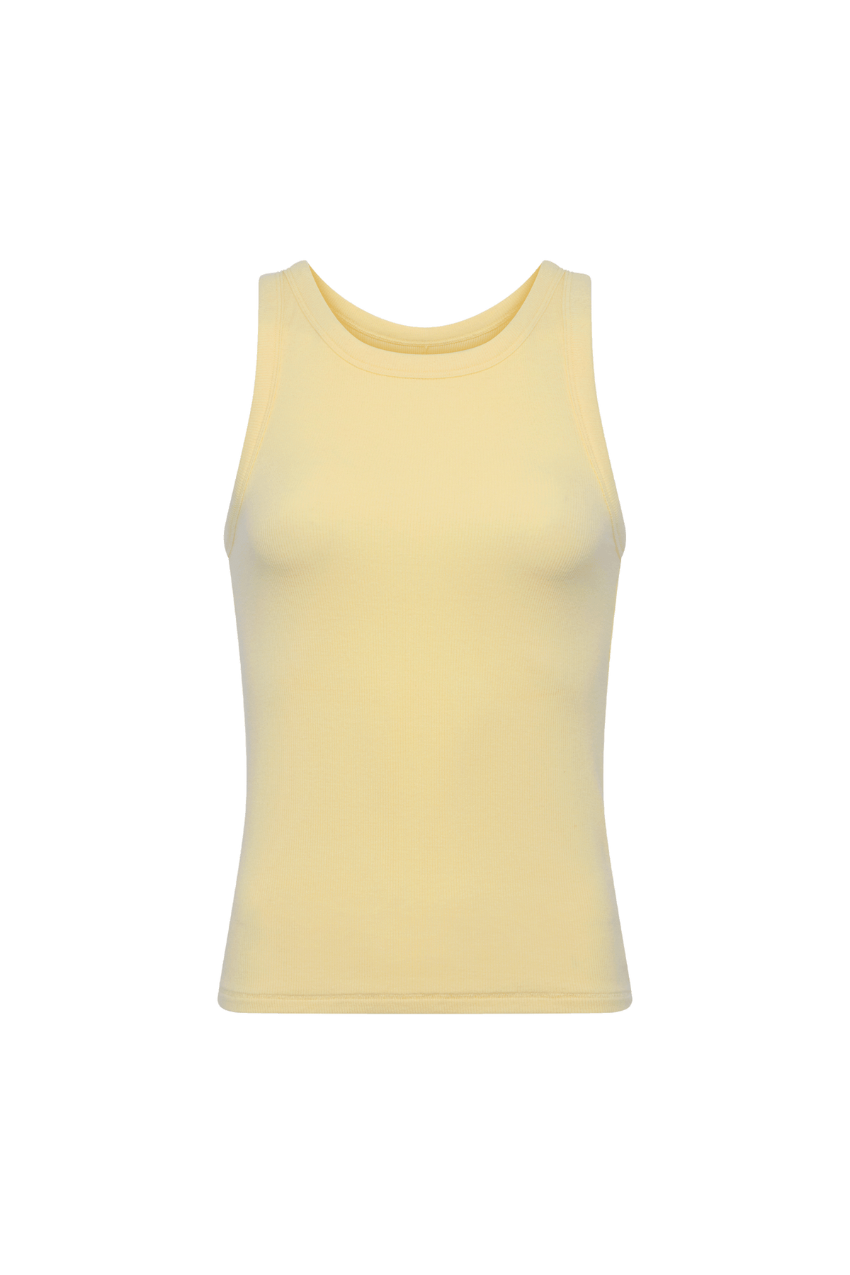 Slinky Rib Tank | Lemon