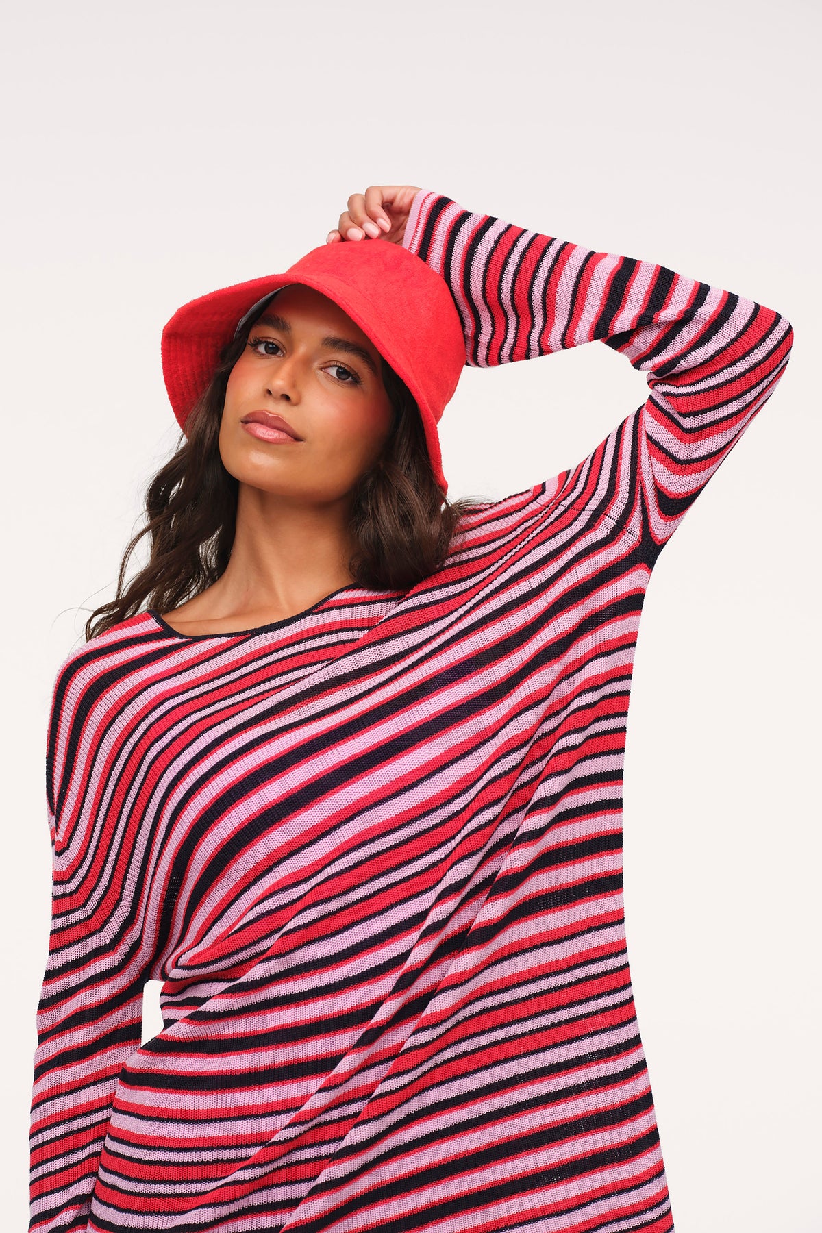 Coastal Cover Up | Wisteria Stripe