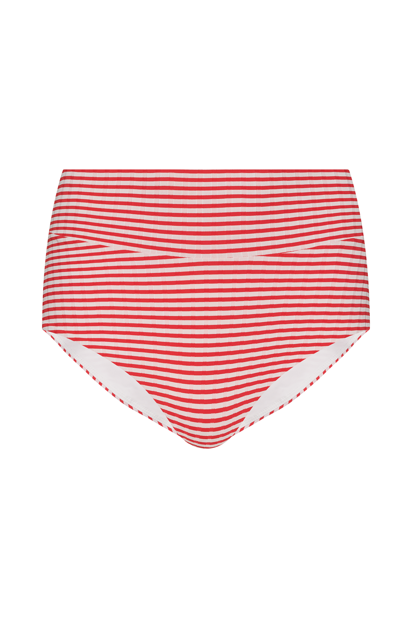 Boy Short Bikini Bottom | Cayenne Stripe