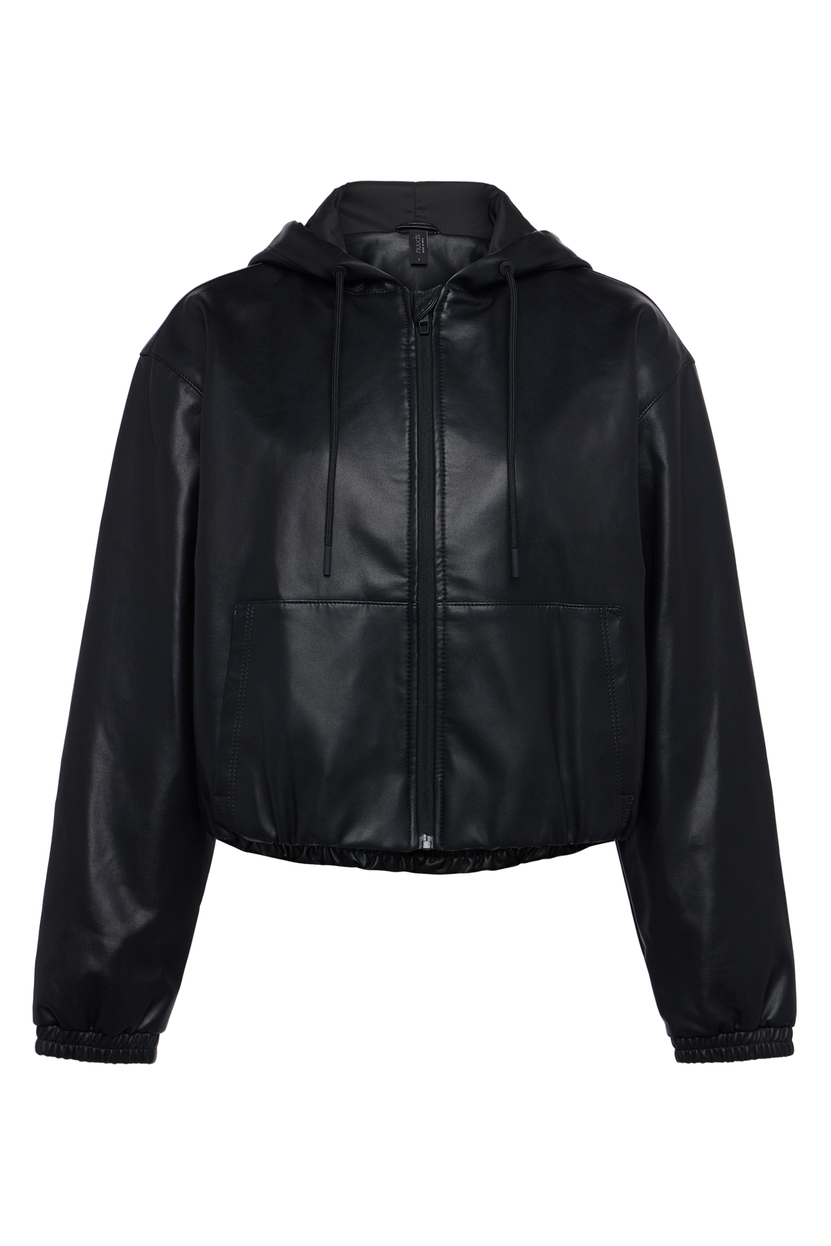 Vegan Leather Jacket | Black
