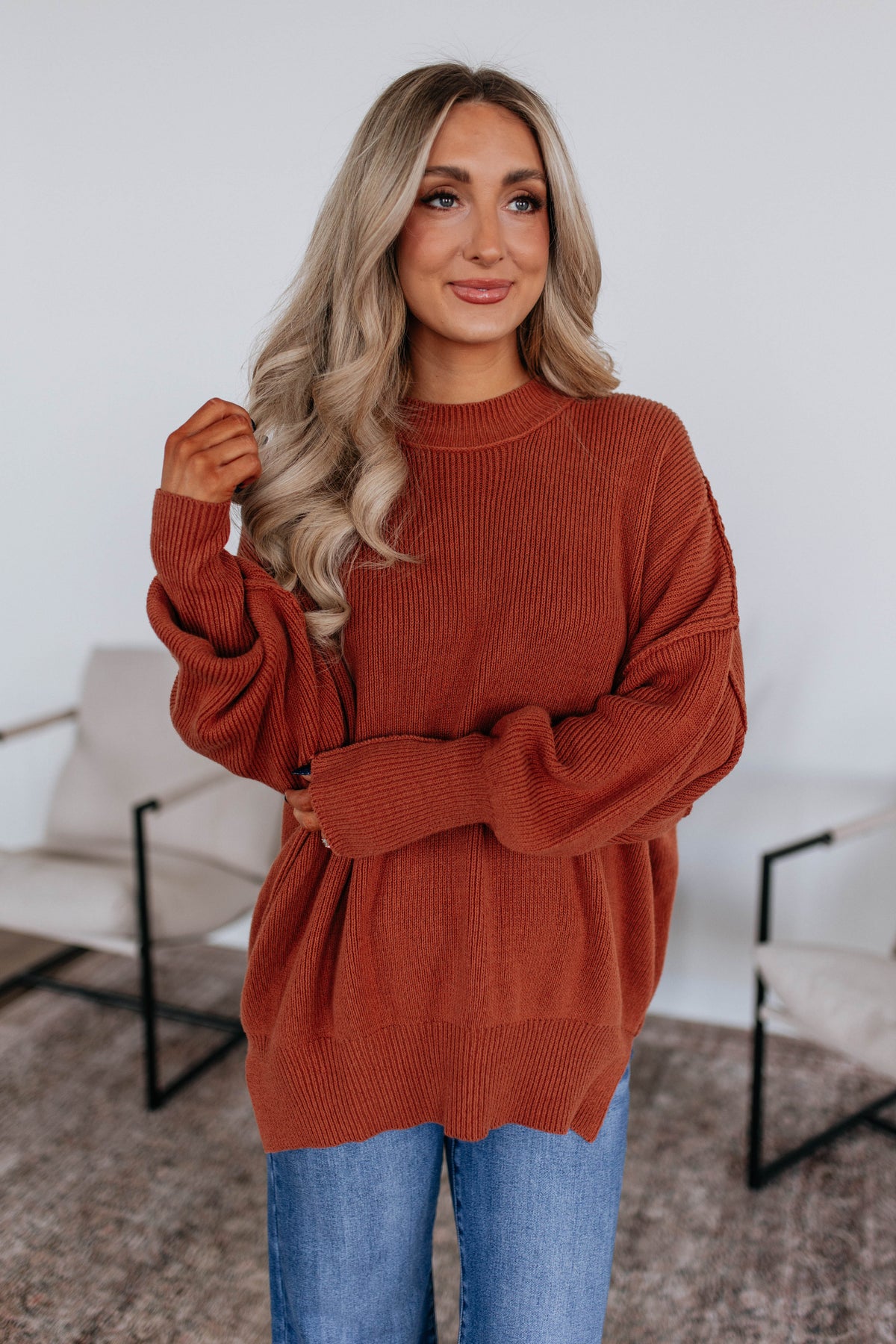 Violet Oversized Sweater