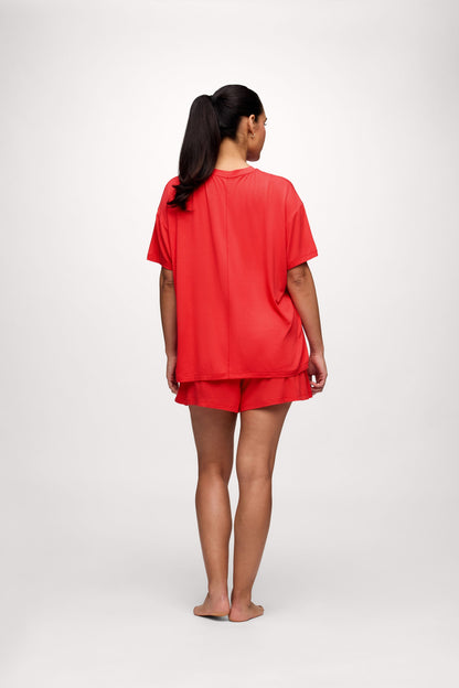 Pajama Short | Hibiscus