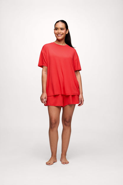 Pajama Short | Hibiscus