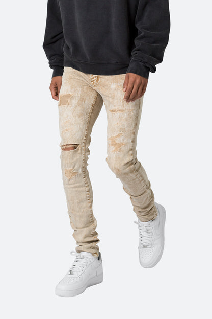 X369 Stretch Skinny Denim - Khaki