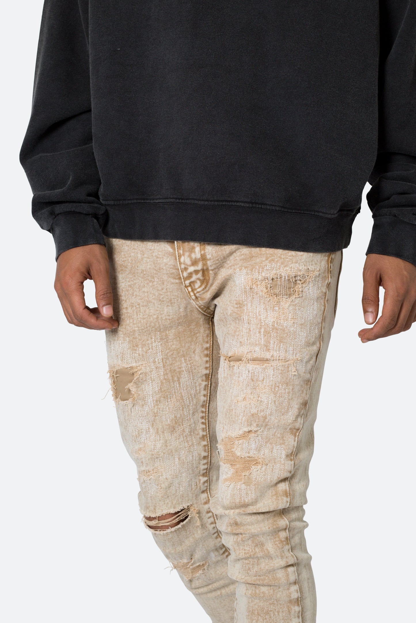 X369 Stretch Skinny Denim - Khaki