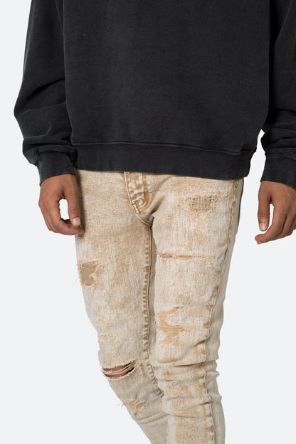 X369 Stretch Skinny Denim - Khaki