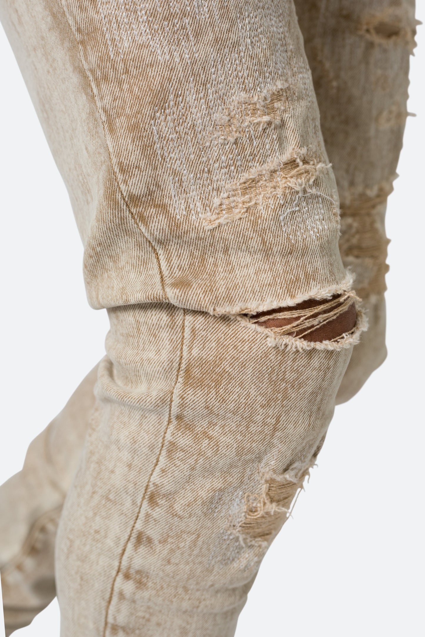 X369 Stretch Skinny Denim - Khaki