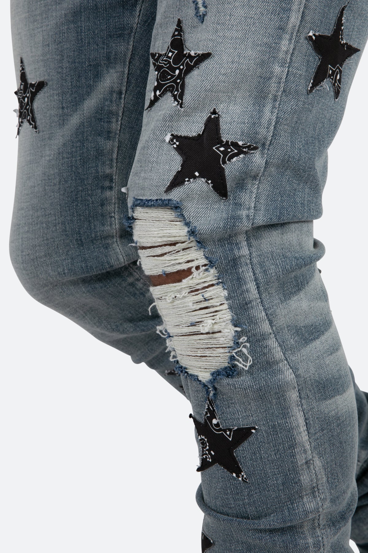 X462 Star Skinny Denim - Blue/Black