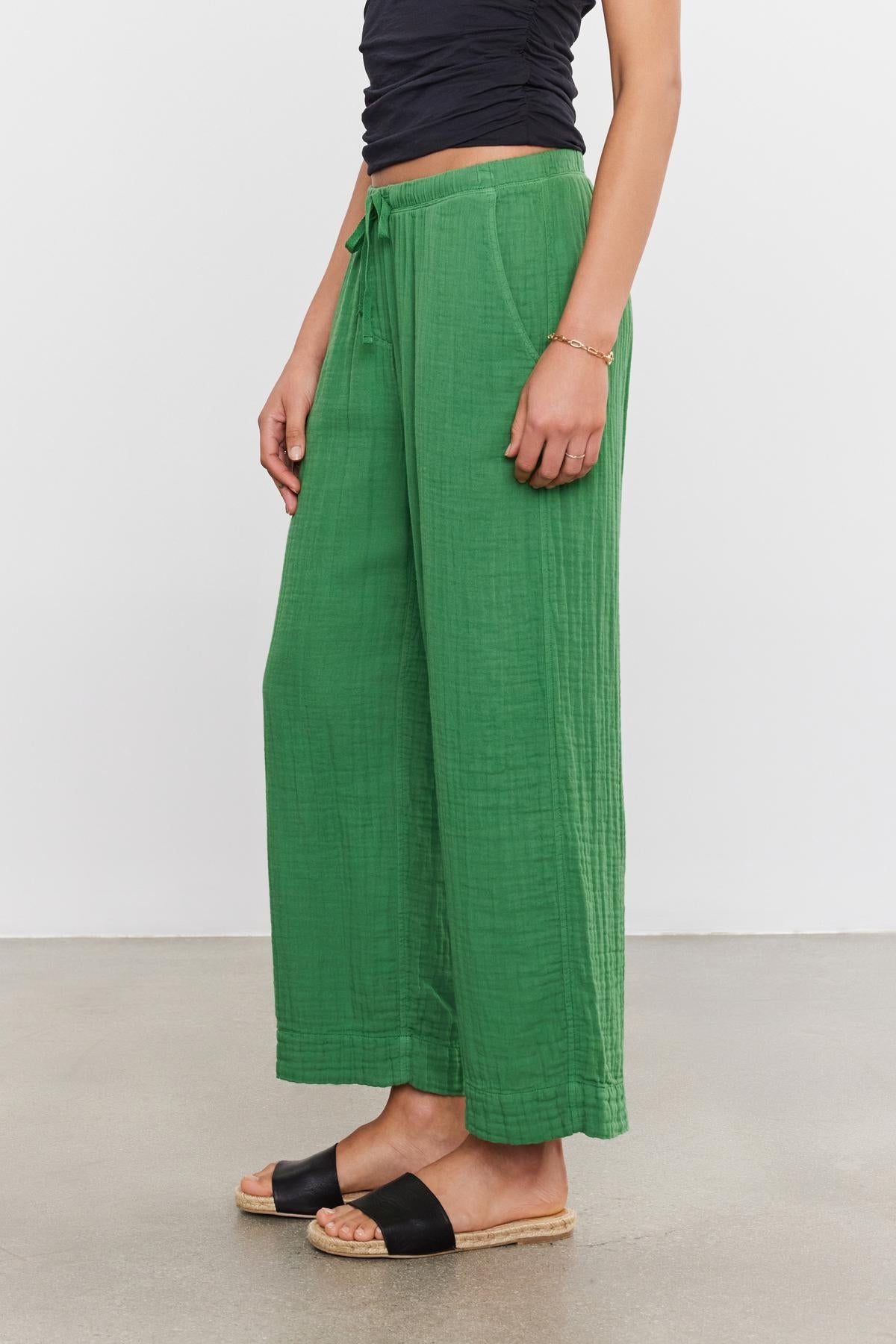 FRANNY COTTON GAUZE PANT