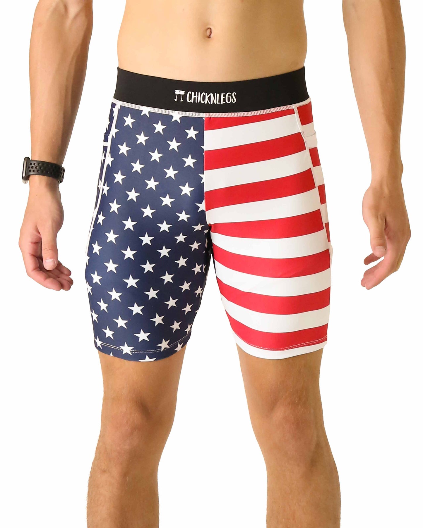 Men's USA 8" Half Tights