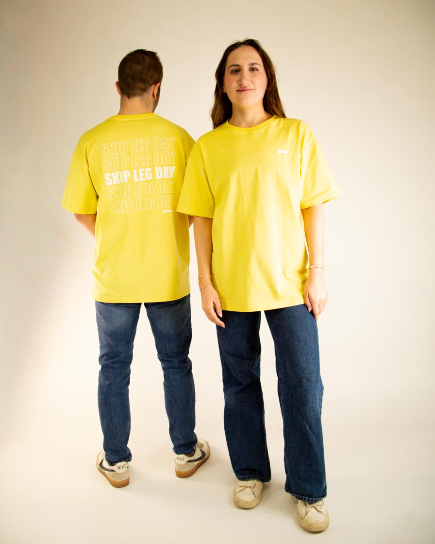 Skip Leg Day Oversized Tee