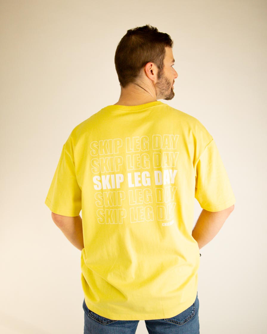 Skip Leg Day Oversized Tee