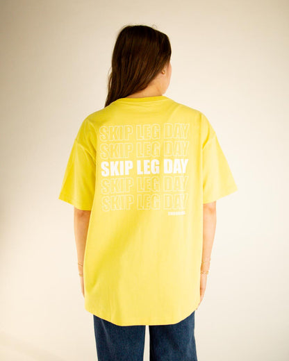 Skip Leg Day Oversized Tee