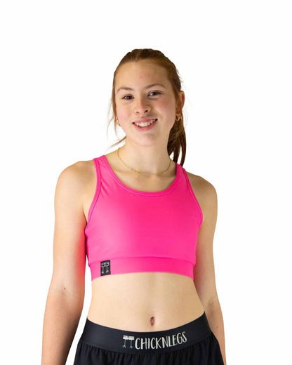 Neon Pink OG Sports Bra
