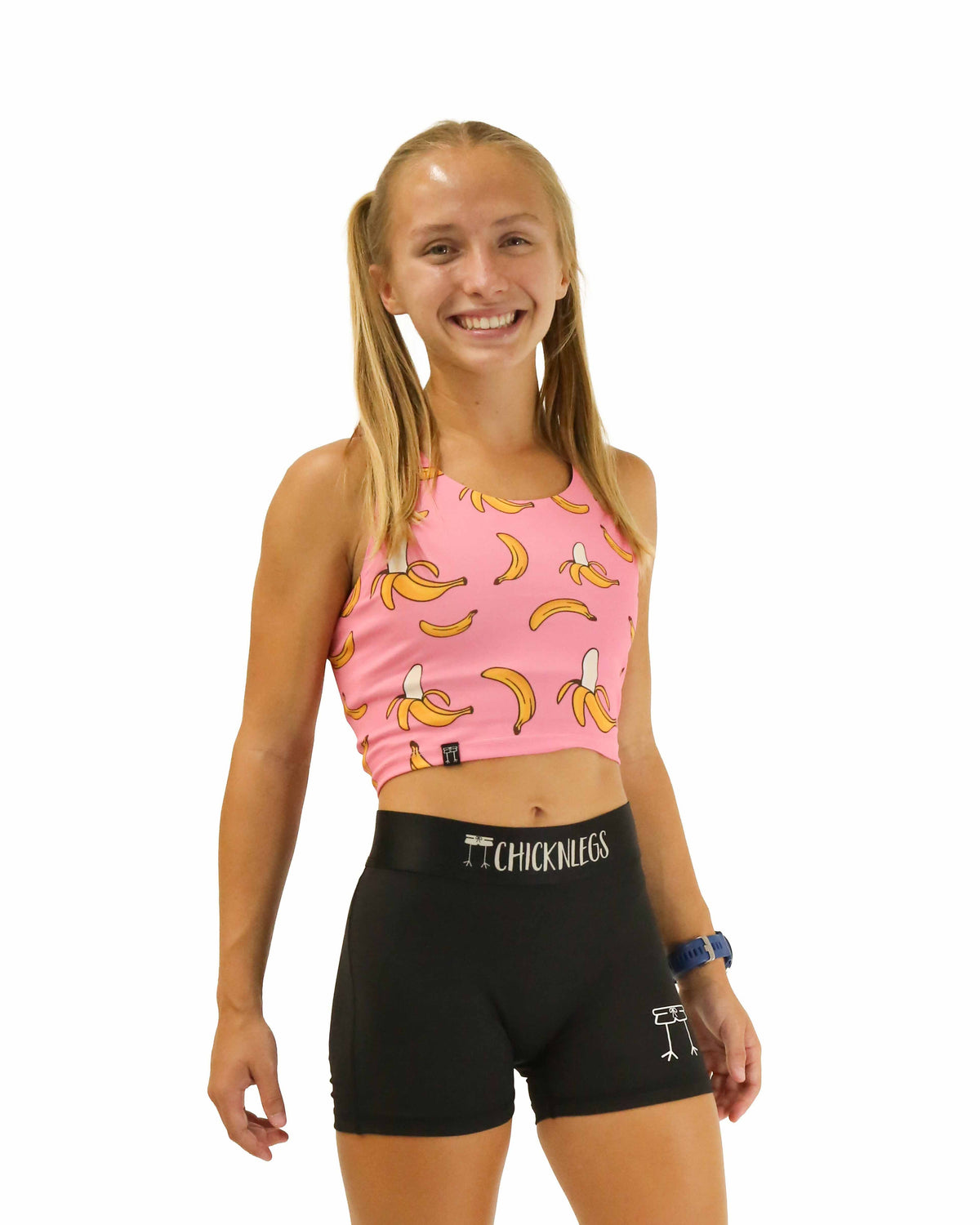 Pink Bananas PWR Crop Top