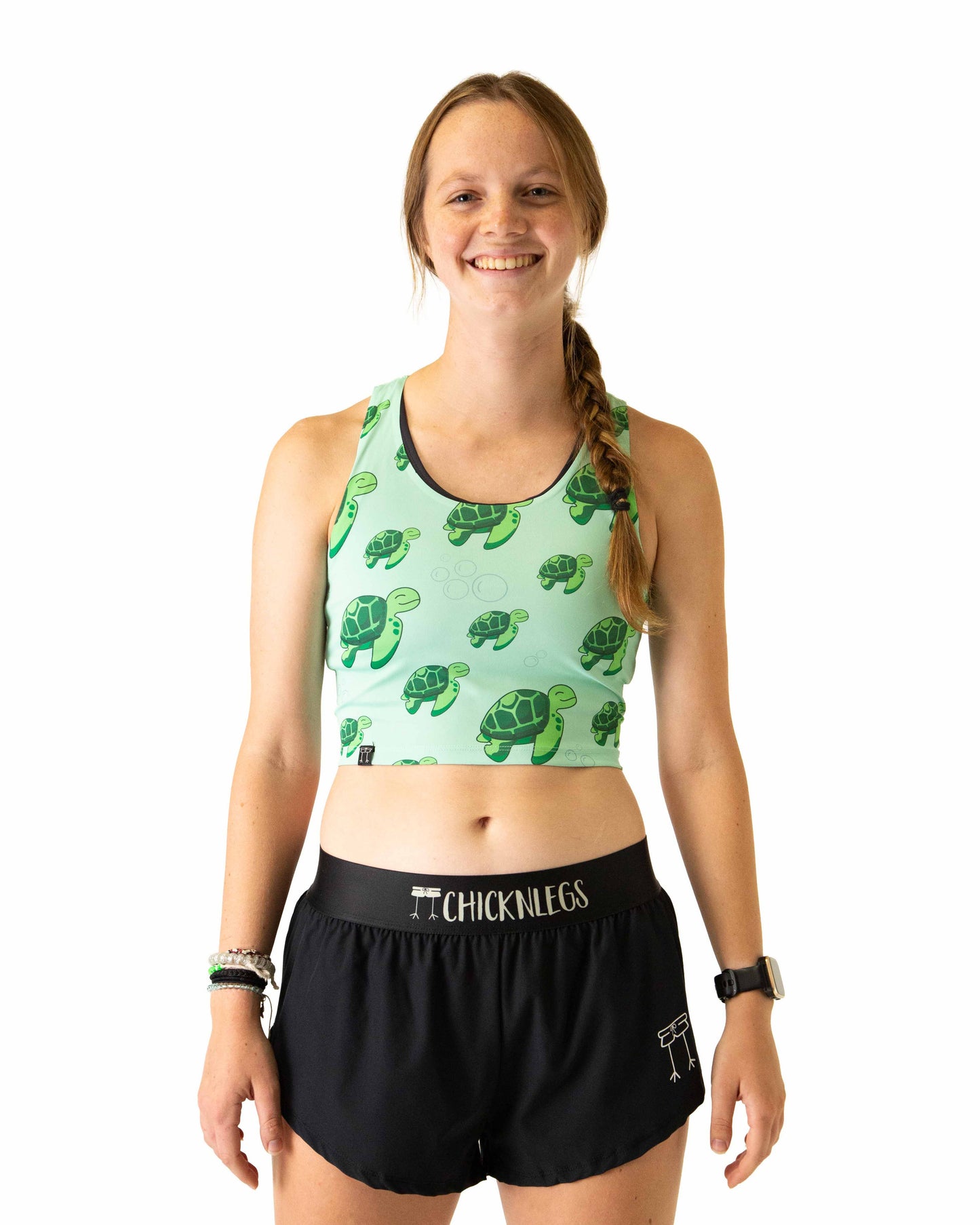 Sea Turtles PWR Crop Top