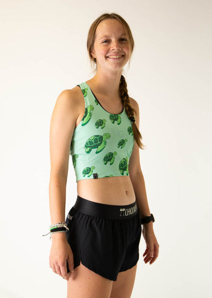 Sea Turtles PWR Crop Top
