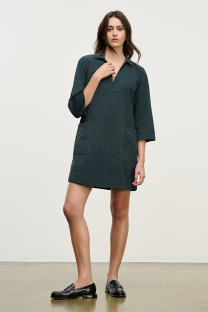 ELKE CORDUROY DRESS