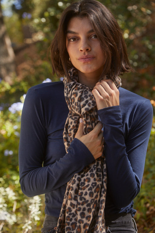 MINI LEOPARD SCARF
