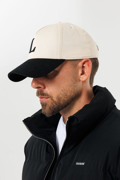 LEGEND INITIAL LOGO CAP - BLACK