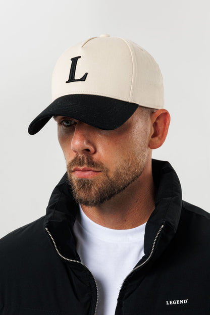 LEGEND INITIAL LOGO CAP - BLACK