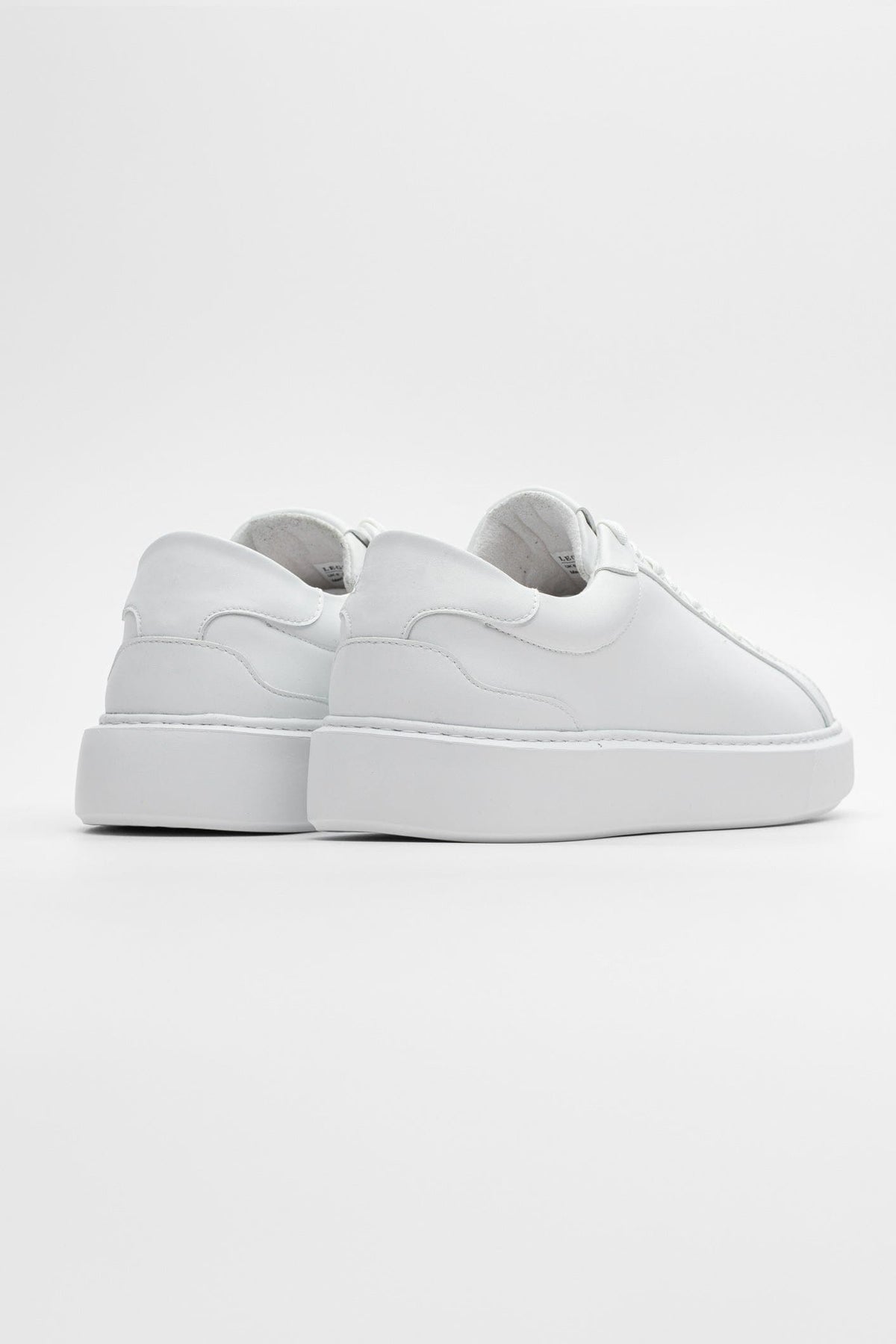 LEATHER TRAINER - WHITE