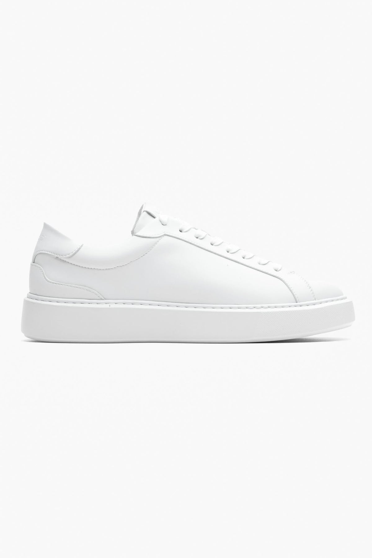 LEATHER TRAINER - WHITE