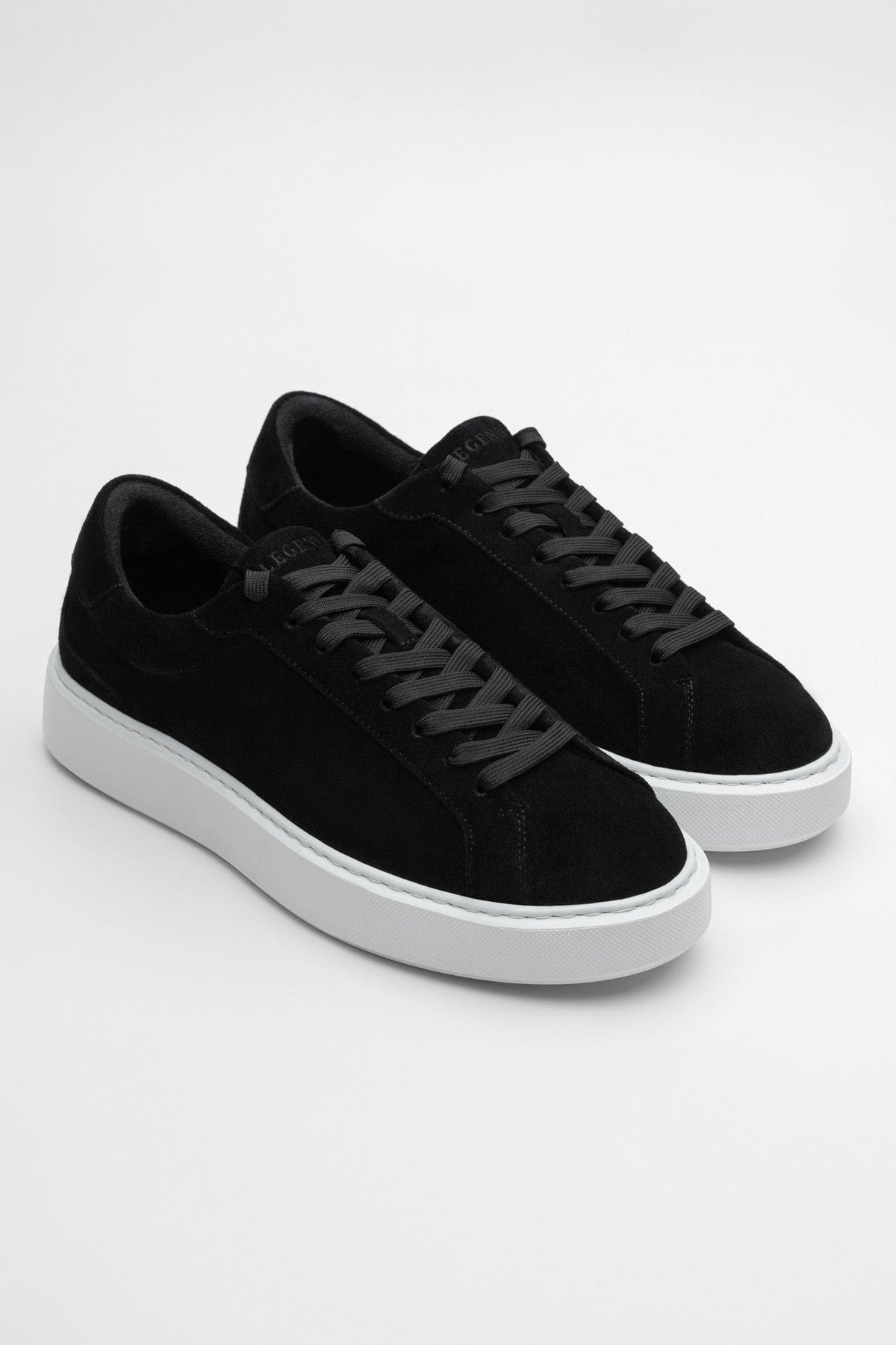 SUEDE TRAINER - BLACK