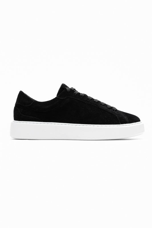 SUEDE TRAINER - BLACK