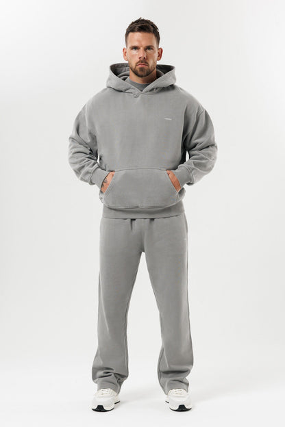 HOODIE - WASHED GREY