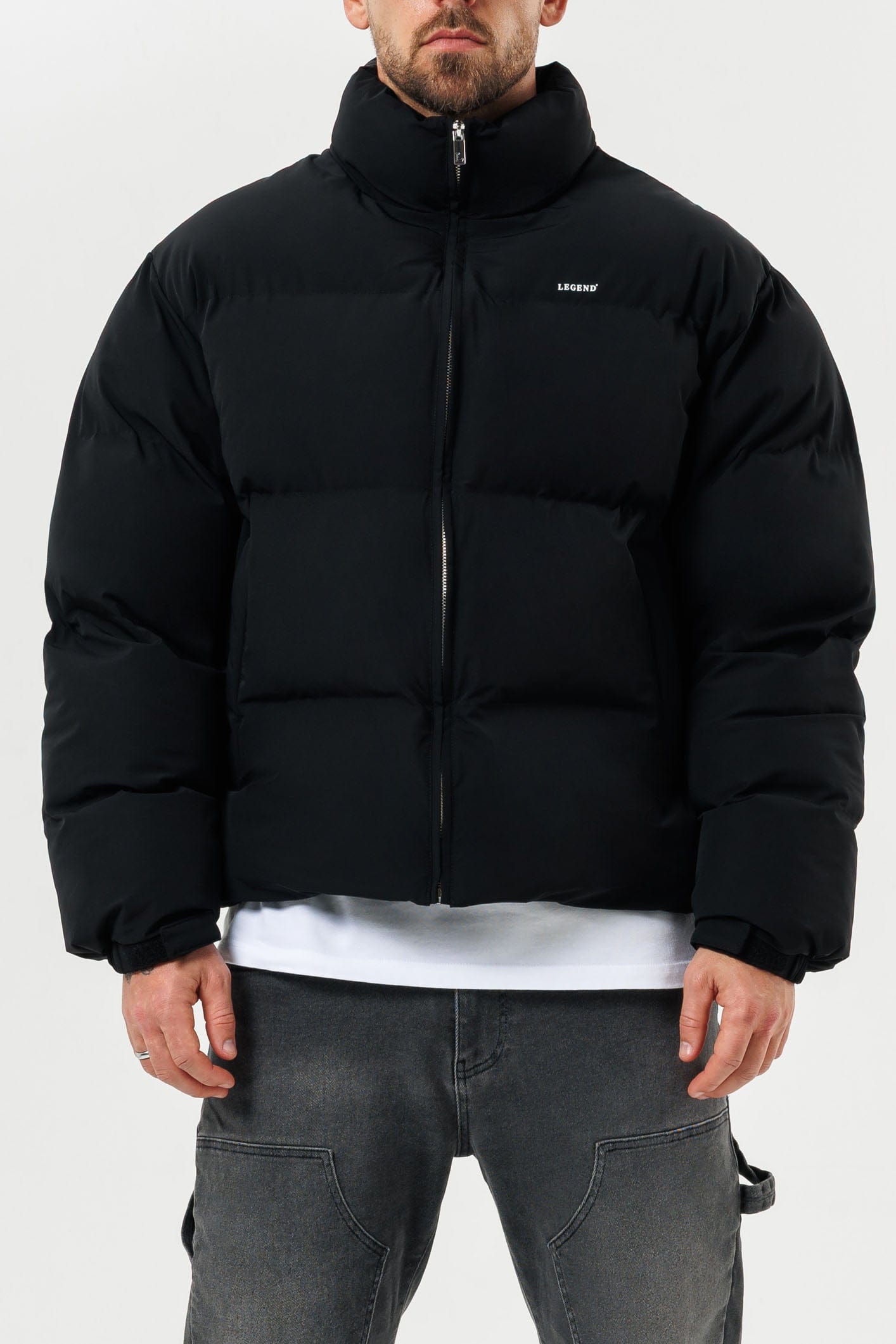PUFFER JACKET - BLACK