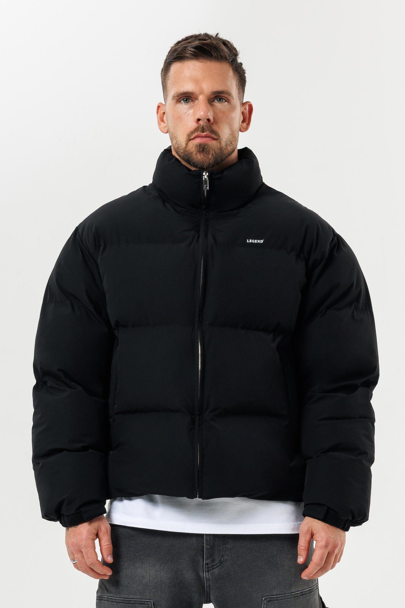 PUFFER JACKET - BLACK