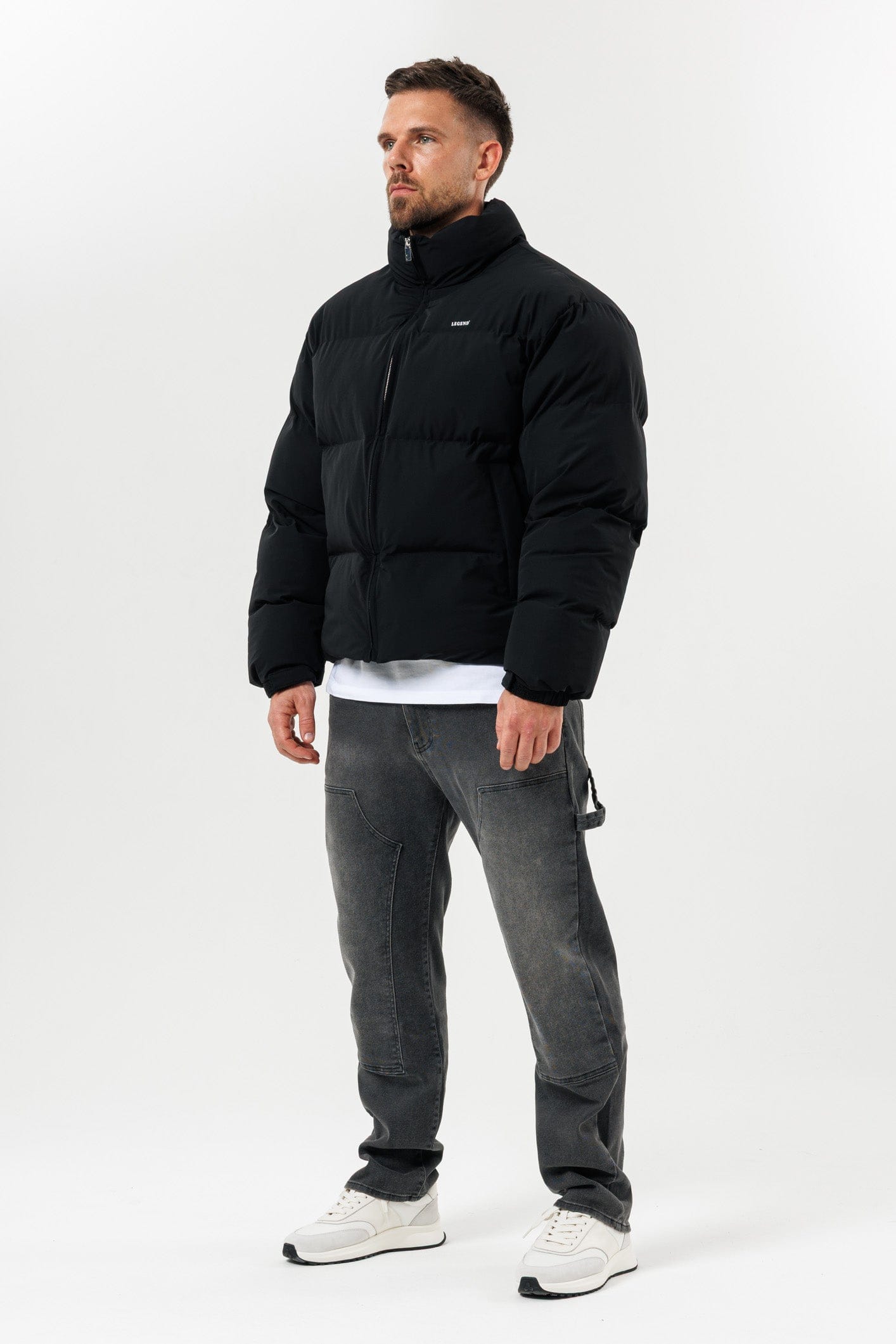 PUFFER JACKET - BLACK