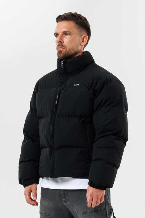 PUFFER JACKET - BLACK
