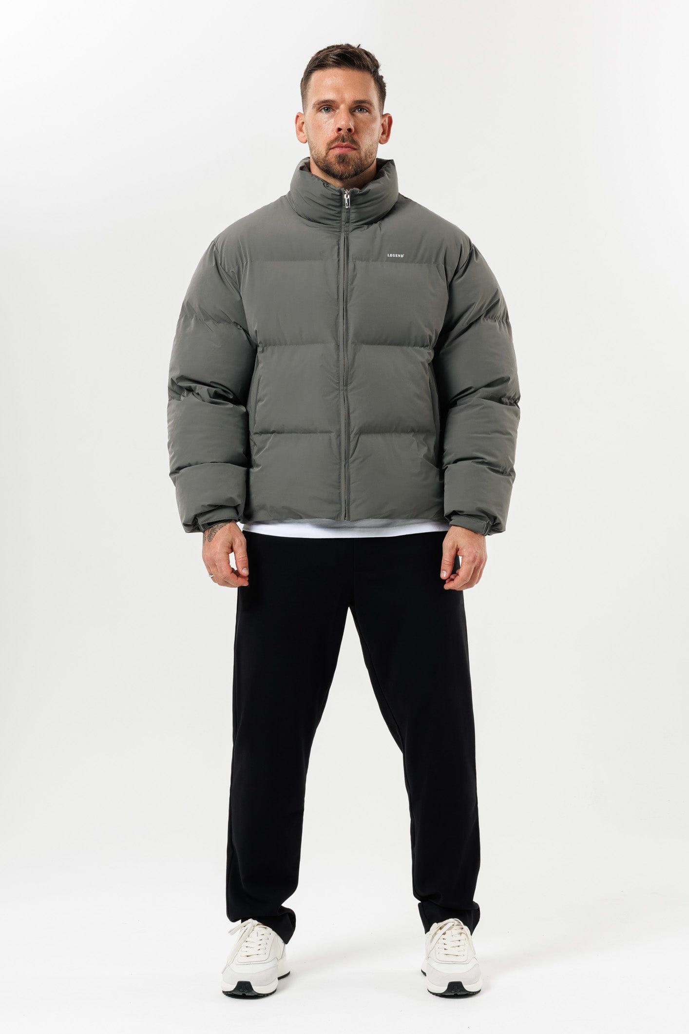 PUFFER JACKET - GREY