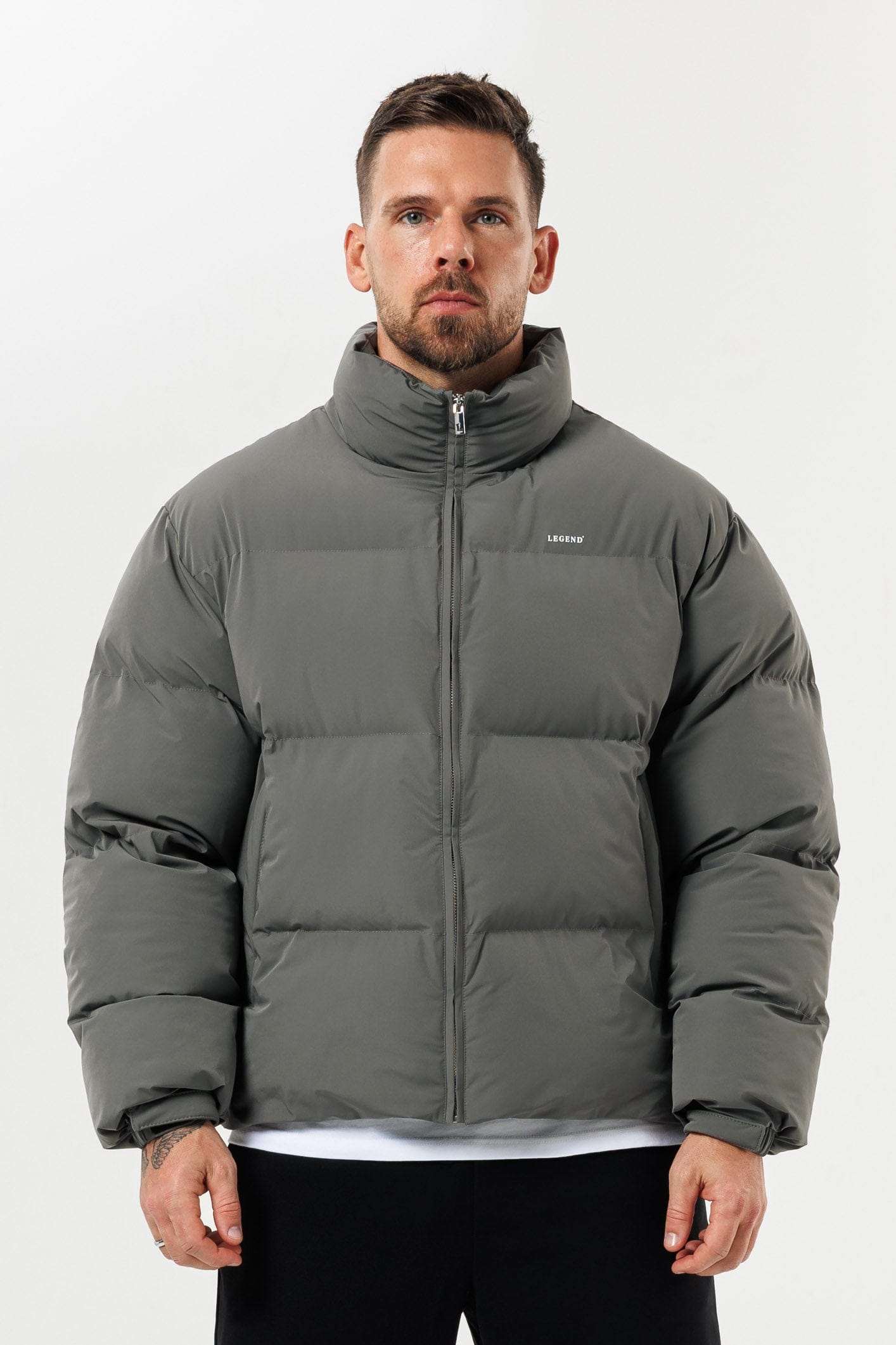 PUFFER JACKET - GREY